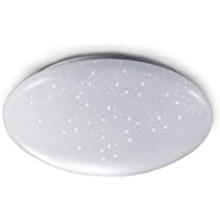 Lámpara de techo LED- decoración de cielo estrellado- lámpara de techo con luz blanca 4.000K 1.200lm- Ø28cm- LED…